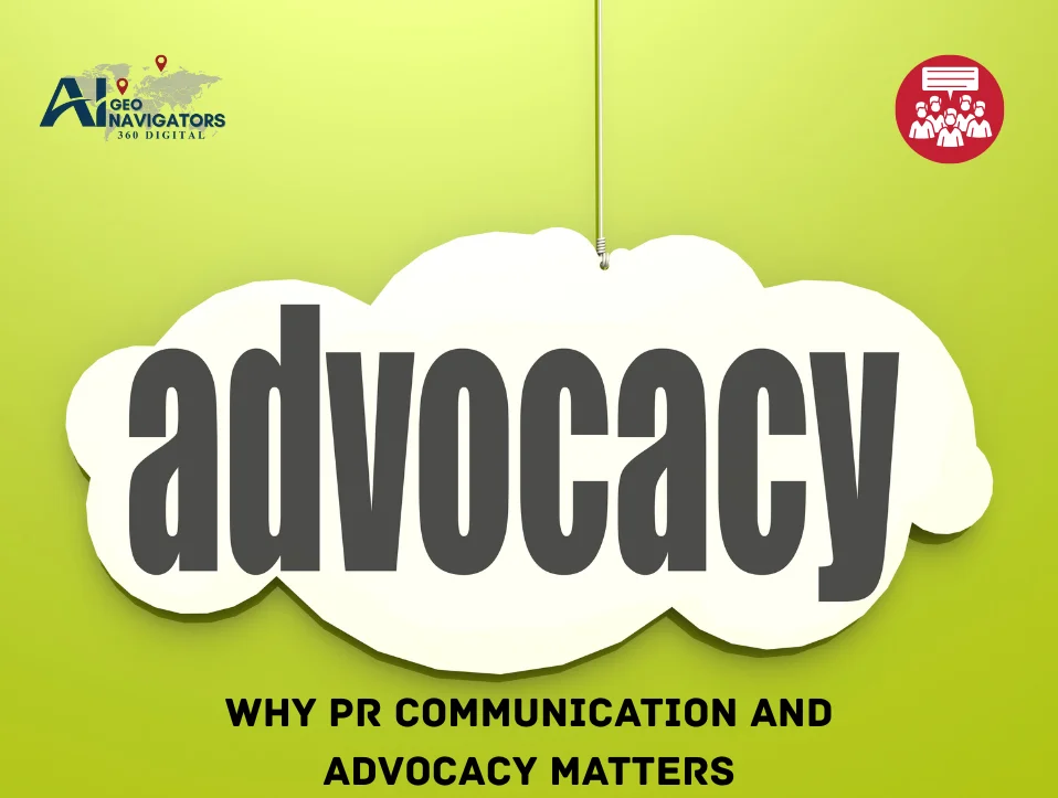 PR Communication and Advocacy Why it’s important to us
