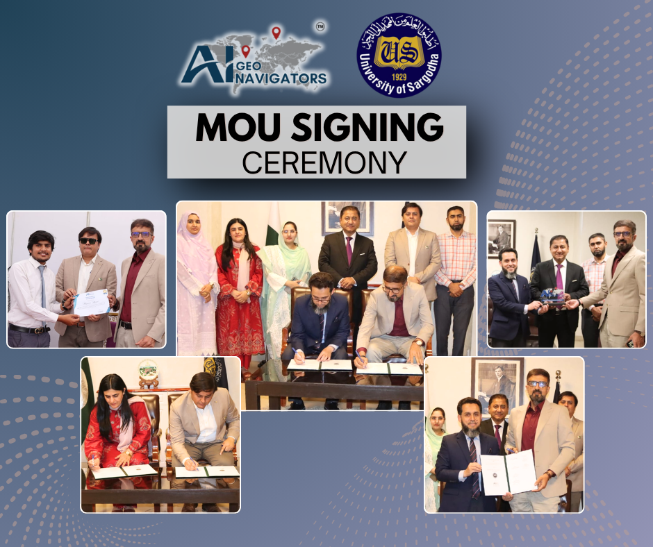 AI Geo Navigators Sargodha University MoU