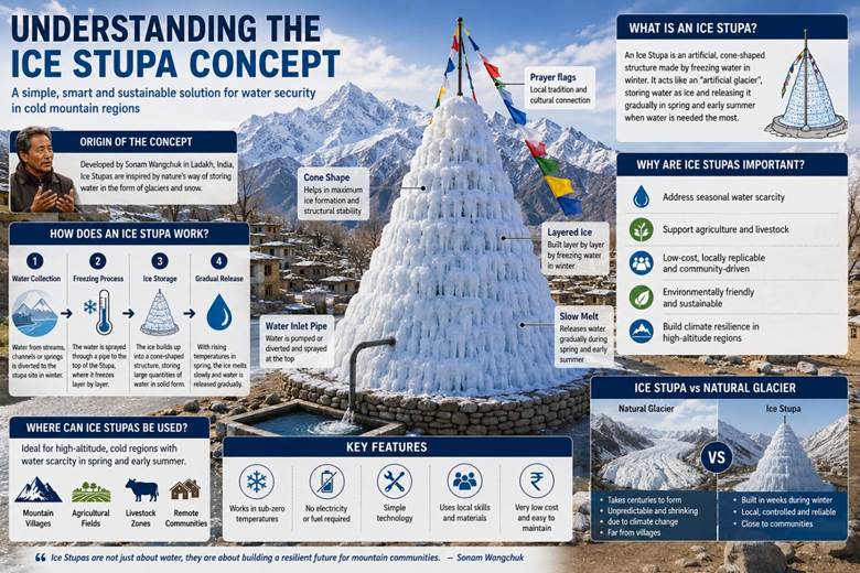 Ice Stupas