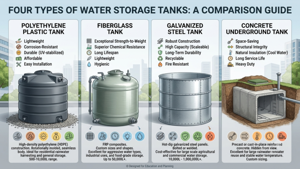 Water Tanks for Rainwater Harvesting