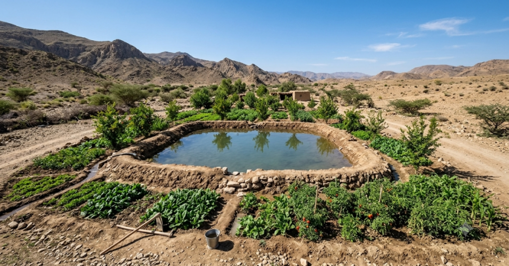 rainwater harvesting for agriculture in Pakistan