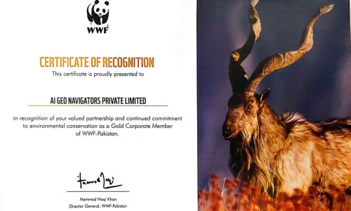 WWF Pakistan – Certificate of Recognition​